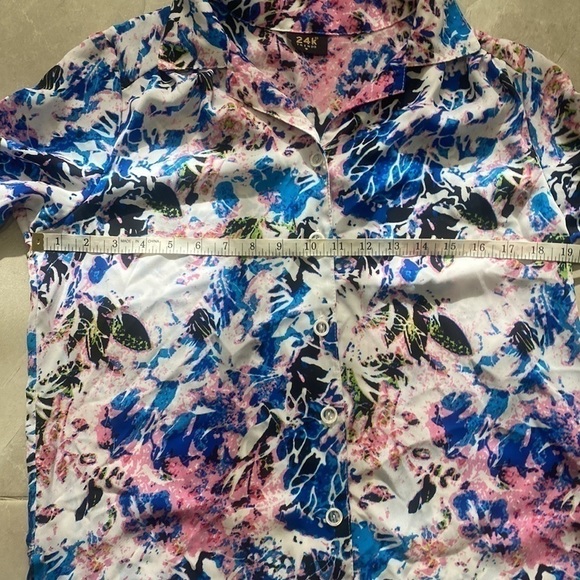 Colourful Abstract Button Up Shirt - Picture 9 of 12